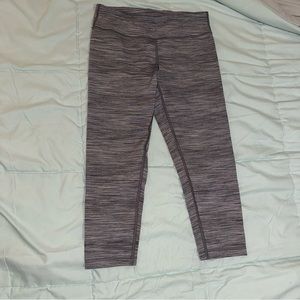 EUC Youth Iviva Lululemon Crop Leggings Size 14